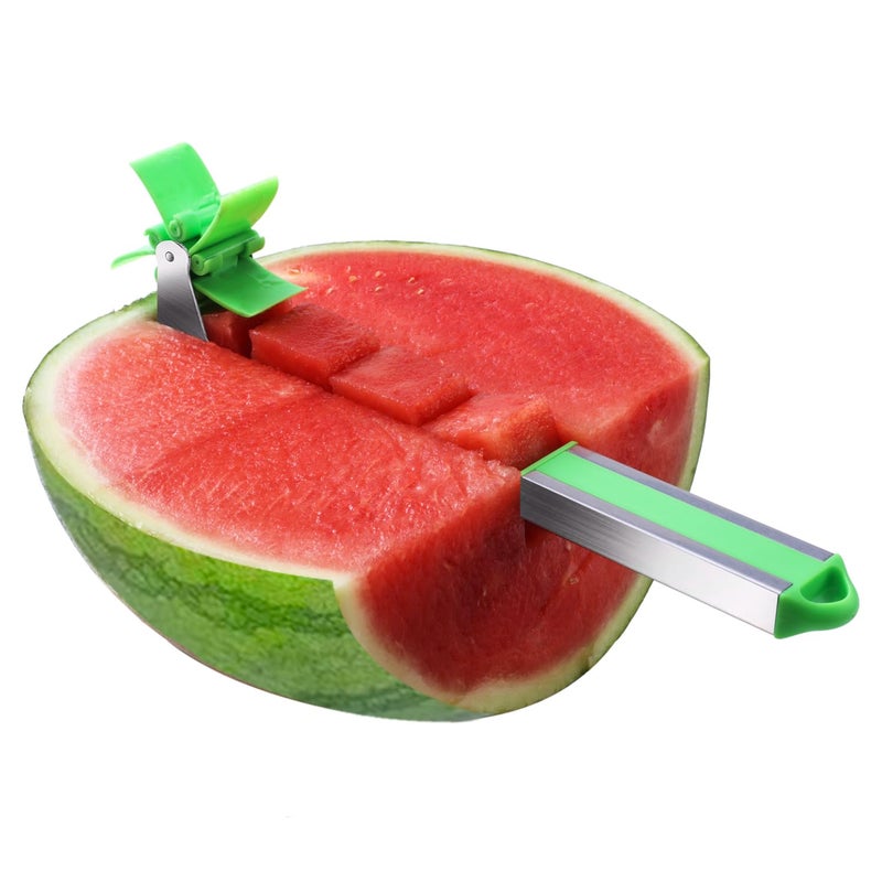 YIDADA Watermelon Slicer Cutter - Stainless Steel Knife Corer Fruit Vegetable Tools Kitchen Gadgets with Melon Baller Scoop Extra - Image 4